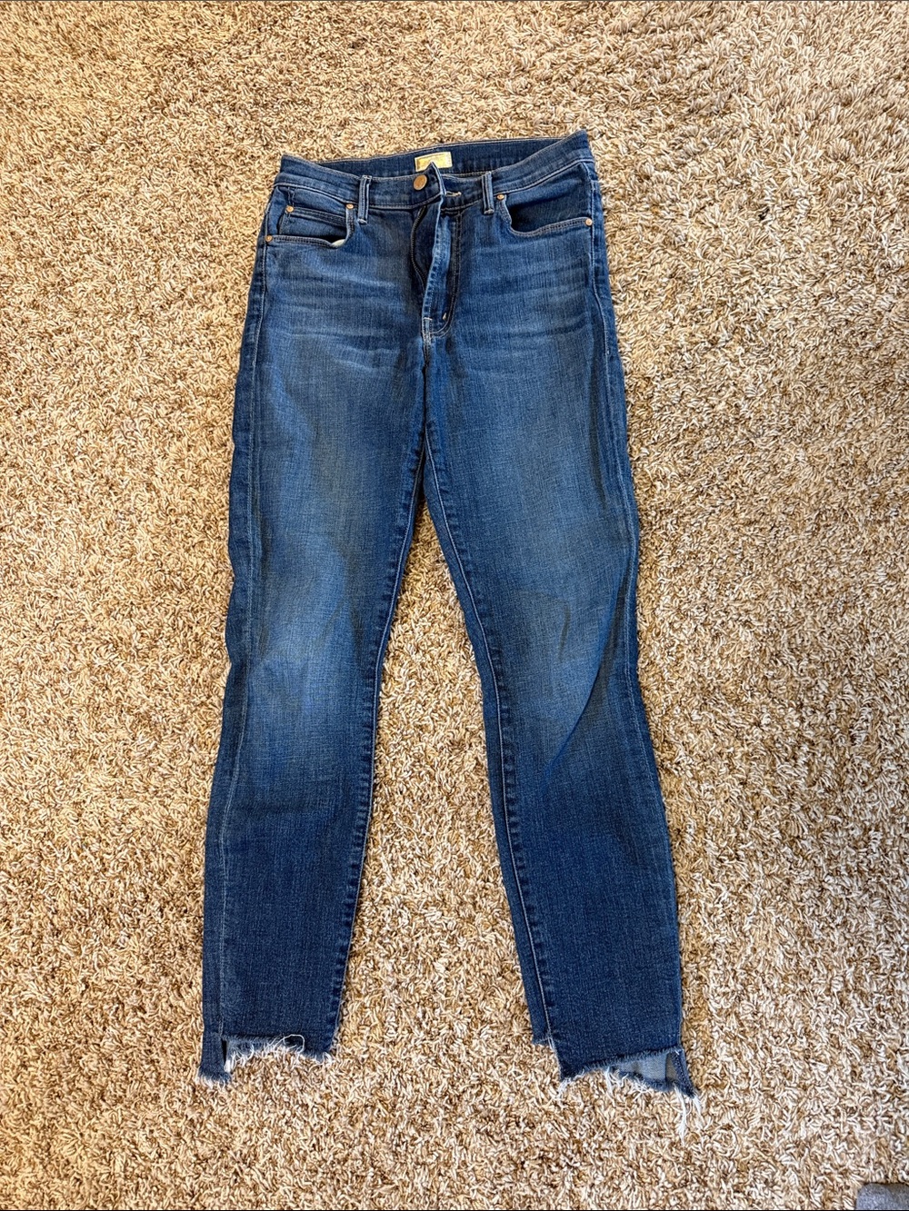 Women’s Dark Blue Slim Fit Jeans - Brand Unspecified